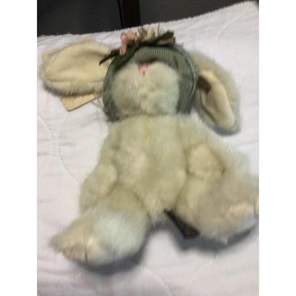 Boyds Bear ‘ Cathy J. Hiphop  Plush Jointed Bunny Rabbit in Hat 10”tall